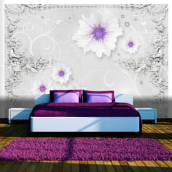 Planete Discount PD13711-150-105 papier-peint Papier peint non tissé Bleu, Violet, Blanc