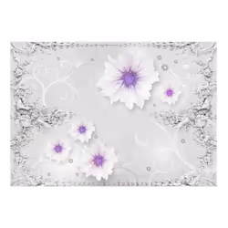 Planete Discount PD13711-150-105 papier-peint Papier peint non tissé Bleu, Violet, Blanc