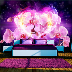 Planete Discount PD13712-300-210 papier-peint Papier peint non tissé Noir, Rose, Violet