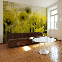 Papier peint intissé Fleurs Yellow madness - PD13717-400-280