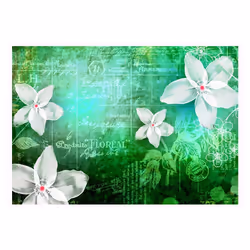 Papier peint intissé Fonds et Dessins Floral notes III - PD14077-400-280