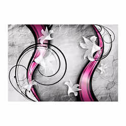 Papier peint intissé Fleurs Dance with Lilies - PD13718-400-280