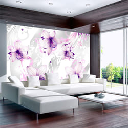Papier peint intissé Fleurs Sounds of subtlety - violet - PD13723-400-280