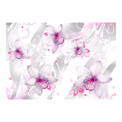 Papier peint intissé Fleurs Sounds of subtlety - silver - PD13724-400-280
