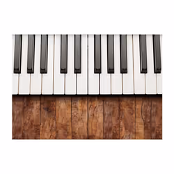 Papier peint intissé Hobby Inspired by Chopin - mahogany - PD14199-400-280