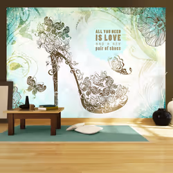 Planete Discount PD14781-400-280, Papier peint non tissé, Vert, Turquoise, Blanc, Vert, Blanc, Turquoise, 120 g/m², All you n ...