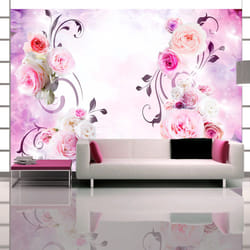 Papier peint intissé Fleurs Rose variations - PD13730-400-280
