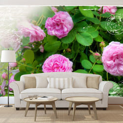 Papier peint intissé Fleurs Summer garden - PD13731-400-280