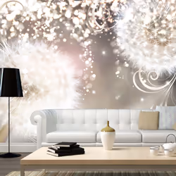 Planete Discount PD13733-400-280, Papier peint non tissé, Perle, Rose, Violet, Argent, Blanc, Violet, Argent, Blanc, Rose, Na ...