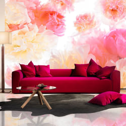 Planete Discount PD13735-150-105 papier-peint Papier peint non tissé Rose, Violet, Blanc