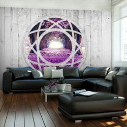 Papier peint intissé 3D et Perspective Fuchsia landscape - PD12988-400-280