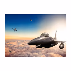 Papier peint intissé Hobby F16 Fighter Jets - PD14202-400-280