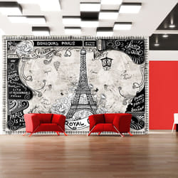 Papier peint intissé Ville et Architecture Bonjour Paris - PD15010-400-280