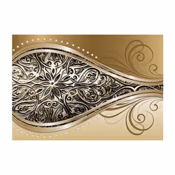 Papier peint intissé Fonds et Dessins Golden eye - PD14089-400-280