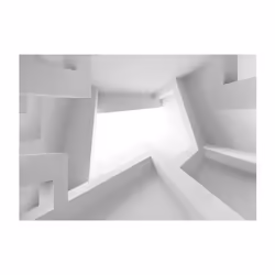 Papier peint intissé 3D et Perspective White room - PD12990-400-280