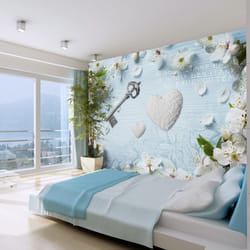 Papier peint intissé Vintage et Retro Spring key - PD15063-400-280