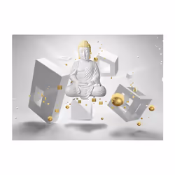 Papier peint intissé Orient Geometric meditation - PD14284-400-280