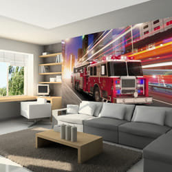 Papier peint intissé Hobby Fire truck - PD14204-400-280