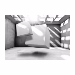 Papier peint intissé 3D et Perspective Dancing Squares - PD12991-400-280