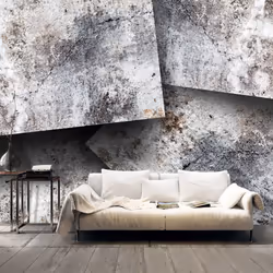 Planete Discount PD14098-400-280, Papier peint non tissé, Gris, Gris, Concrete cards, 4000 mm, 50 cm
