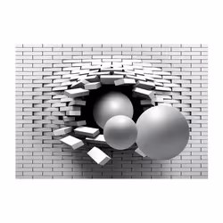 Papier peint intissé Fonds et Dessins Another Brick In The Wall - PD14099-400-280