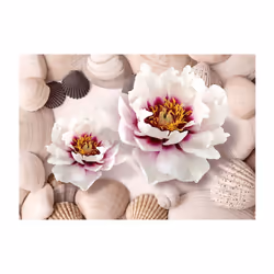 Planete Discount PD13736-150-105 papier-peint Papier peint non tissé Orange, Rose, Blanc