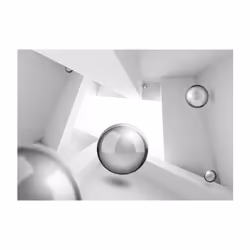 Planete Discount PD13207-100-70 papier-peint Papier peint non tissé Gris, Argent, Blanc