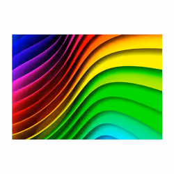 Planete Discount PD13212-350-245 papier-peint Papier peint non tissé Bleu, Vert, Violet, Rouge, Jaune