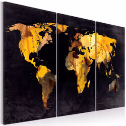 Planete Discount PD11458-120-80, Noir, Or, Gris, Panneaux MDF, 1200 mm, 20 mm, 800 mm