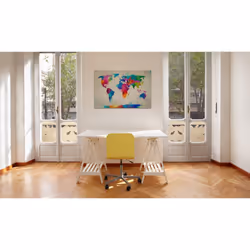 Tableau Cartes du monde Map of the world - an explosion of colors - PD11460-120-80