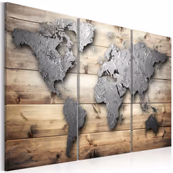 Planete Discount PD11466-120-80, Marron, Argent, Panneaux MDF, 1200 mm, 20 mm, 800 mm