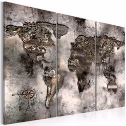 Planete Discount PD8670-120-80, Marron, Or, Gris, Panneaux MDF, 1200 mm, 20 mm, 800 mm