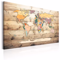 Planete Discount PD11481-120-80, Marron, Multicolore, Panneaux MDF, 1200 mm, 20 mm, 800 mm