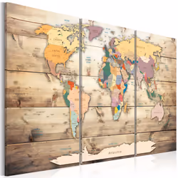 Planete Discount PD11485-120-80, Marron, Multicolore, Panneaux MDF, 1200 mm, 20 mm, 800 mm