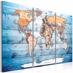 Planete Discount PD11487-120-80, Bleu, Multicolore, Panneaux MDF, 1200 mm, 20 mm, 800 mm