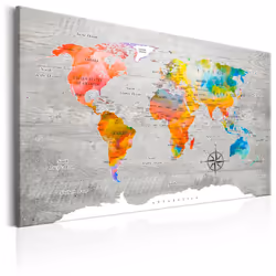 Planete Discount PD11498-120-80, Gris, Multicolore, Panneaux MDF, 1200 mm, 20 mm, 800 mm