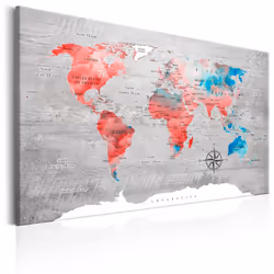 Planete Discount PD11500-120-80, Bleu, Gris, Rouge, Panneaux MDF, 1200 mm, 20 mm, 800 mm