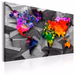 Planete Discount PD11516-90-60, Gris, Multicolore, Panneaux MDF, 900 mm, 20 mm, 600 mm