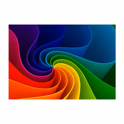 Papier peint intissé Abstractions Colorful Pinwheel - PD13214-400-280