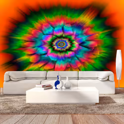 Planete Discount PD13215-400-280, Papier peint non tissé, Multicolore, Colorful, 120 g/m², Kaleidoscope Of Colours, 4000 mm