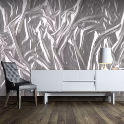 Planete Discount PD14114-400-280, Papier peint non tissé, Argent, Noble Silver, 4000 mm, 50 cm, 2800 mm