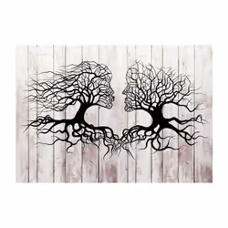 Planete Discount PD13221-100-70 papier-peint Papier peint non tissé Noir, Blanc