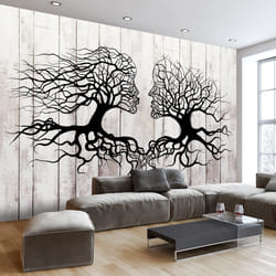 Planete Discount PD13221-250-175 papier-peint Papier peint non tissé Noir, Blanc