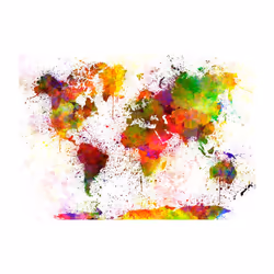 Planete Discount PD13415-100-70 papier-peint Papier peint non tissé Multicolore