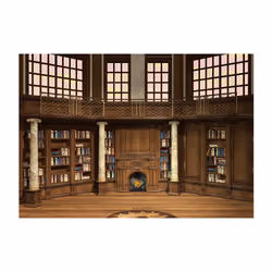 Papier peint intissé 3D et Perspective Library of Dreams - PD12998-400-280