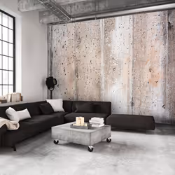 Planete Discount PD14119-400-280, Papier peint non tissé, Beige, Blanc, Blanc, Beige, Old Concrete, 4000 mm, 50 cm