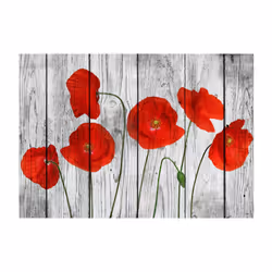 Papier peint intissé Fleurs Tale of Red Poppies - PD13739-400-280