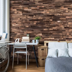 Planete Discount PD14127-400-280, Papier peint non tissé, Forest House, 4000 mm, 50 cm, 2800 mm