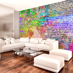 Papier peint intissé Fonds et Dessins Rainbow Wall - PD14128-400-280