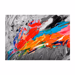 Papier peint intissé Abstractions Fiery Bird - PD13224-400-280